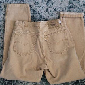 Patched Vintage Tan Levi's